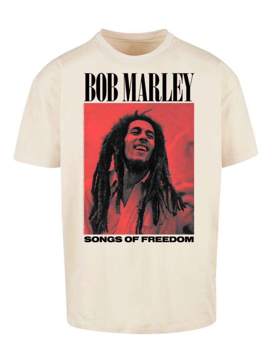 

Рубашка F4NT4STIC Bob Marley Songs Of Freedom Reggae Music, песочный