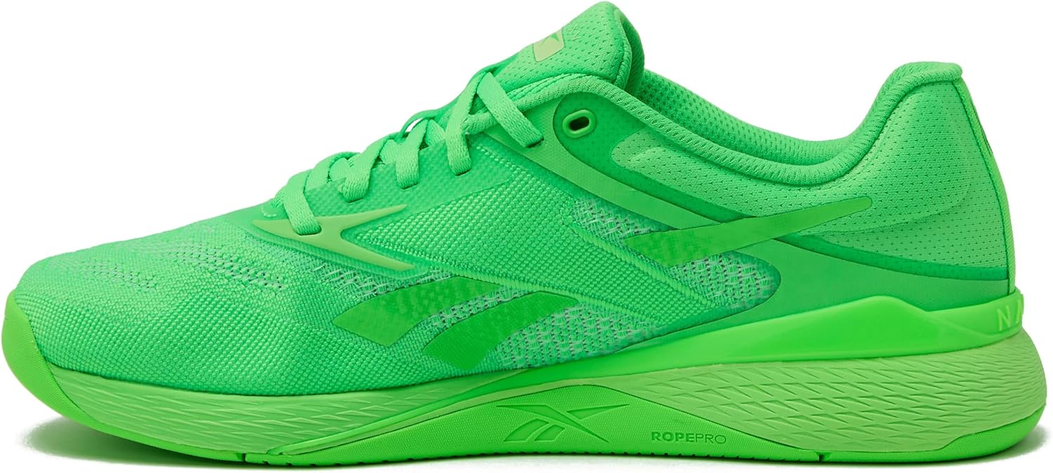 Мужские кроссовки Reebok Nano X5, для кросс-тренинга и легкого бега, Solar Lime — фото 3