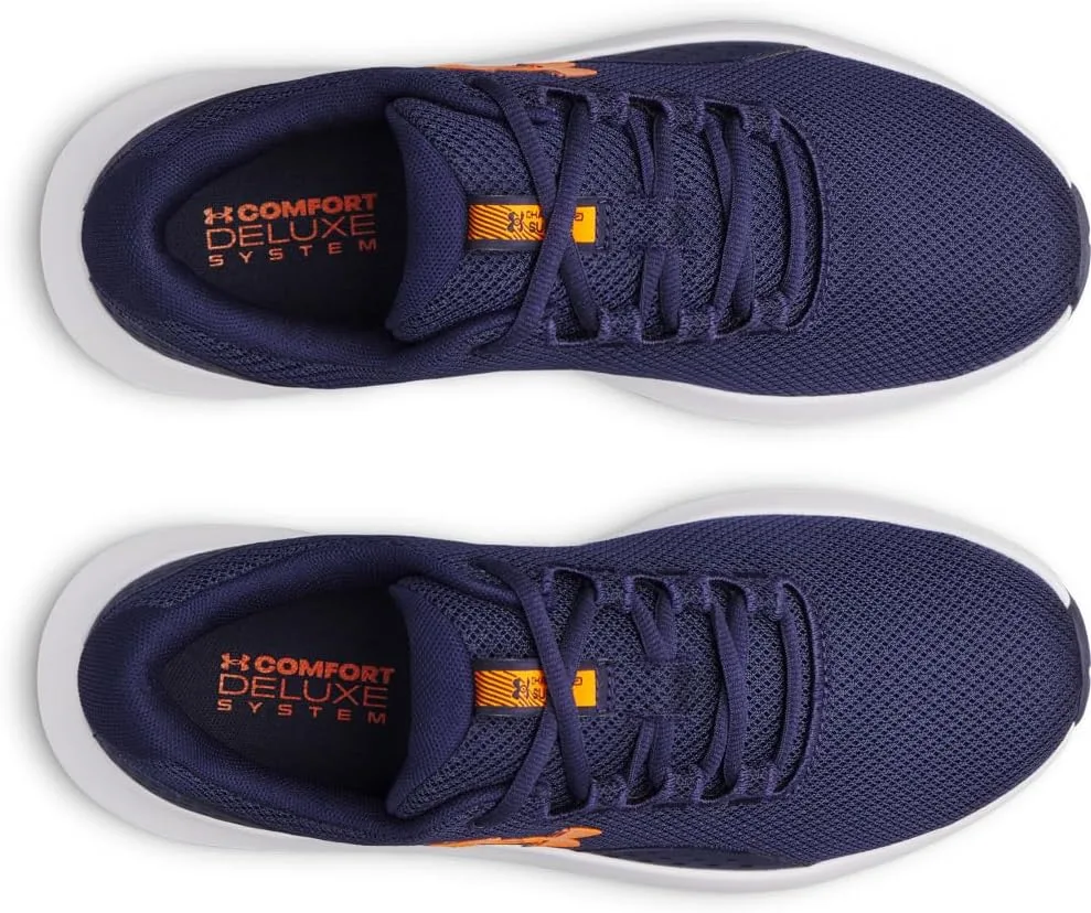 Мужские беговые кроссовки Under Armour UA Charged Surge 4, темно-синий/оранжевый — фото 4