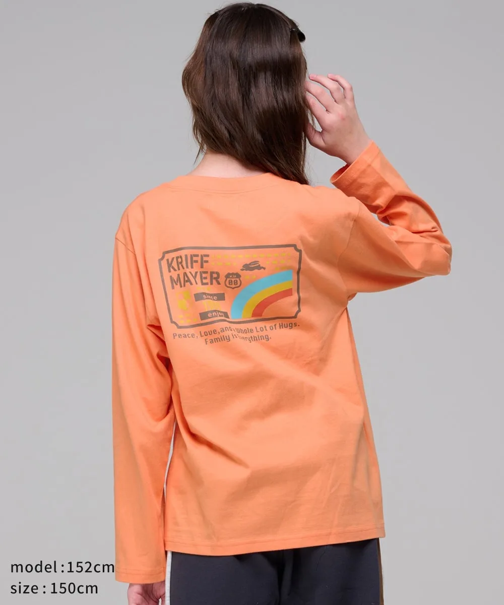 (K) УДАЧА Длинная футболка (Радуга) KRIFF MAYER, ORANGE — фото 3