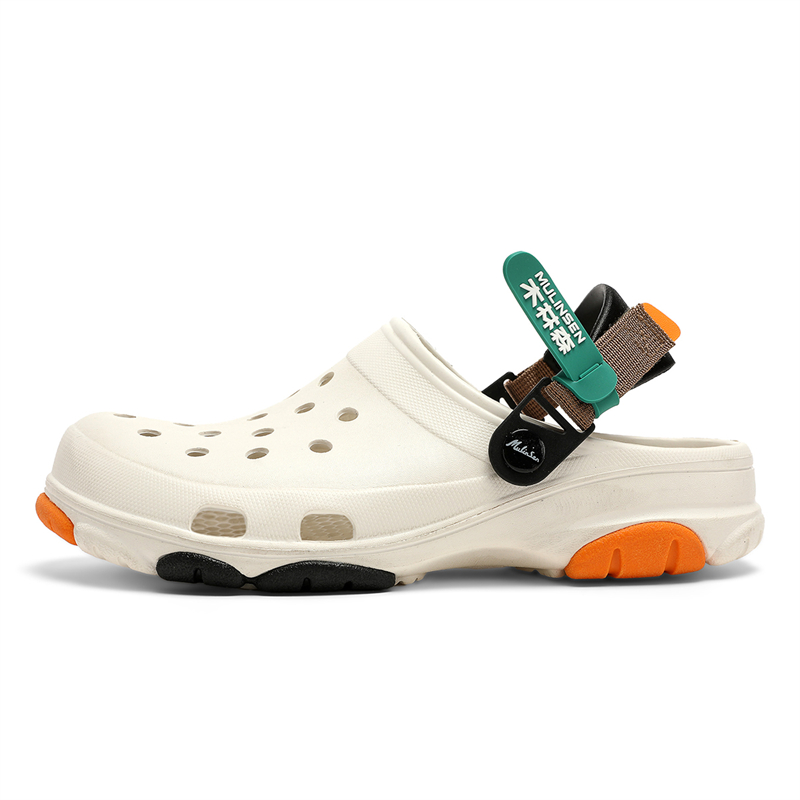 

Mulinsen Клоги унисекс бело-оранжевые, цвет White Orange
