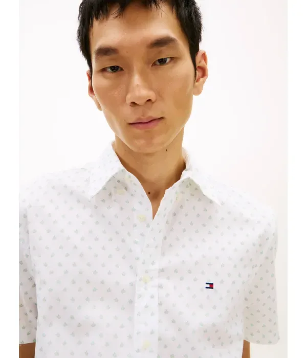 Футболка TH FLEX regular fit Tommy Hilfiger, белый — фото 4