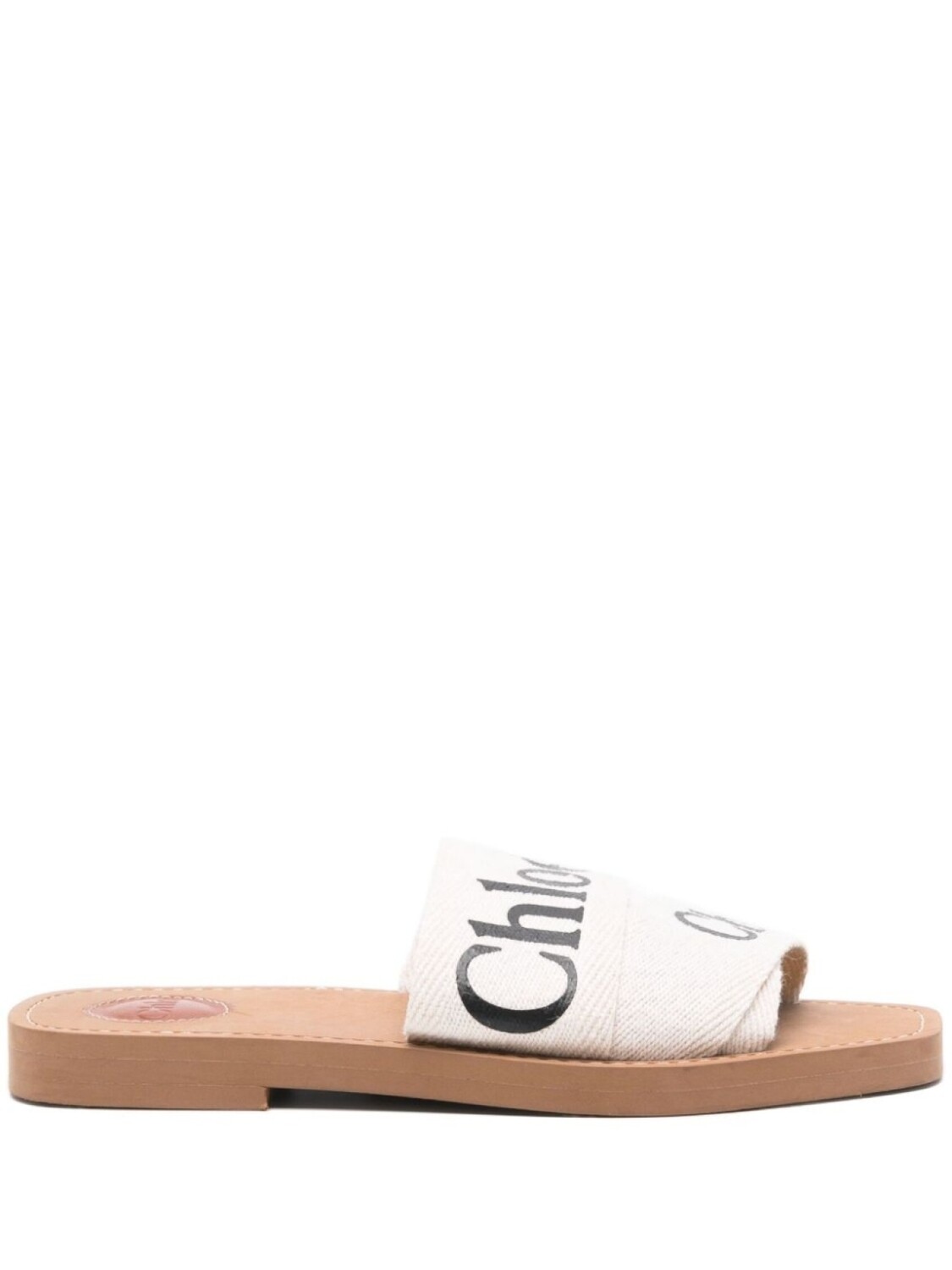 

Сандалии из дерева Chloé, белый