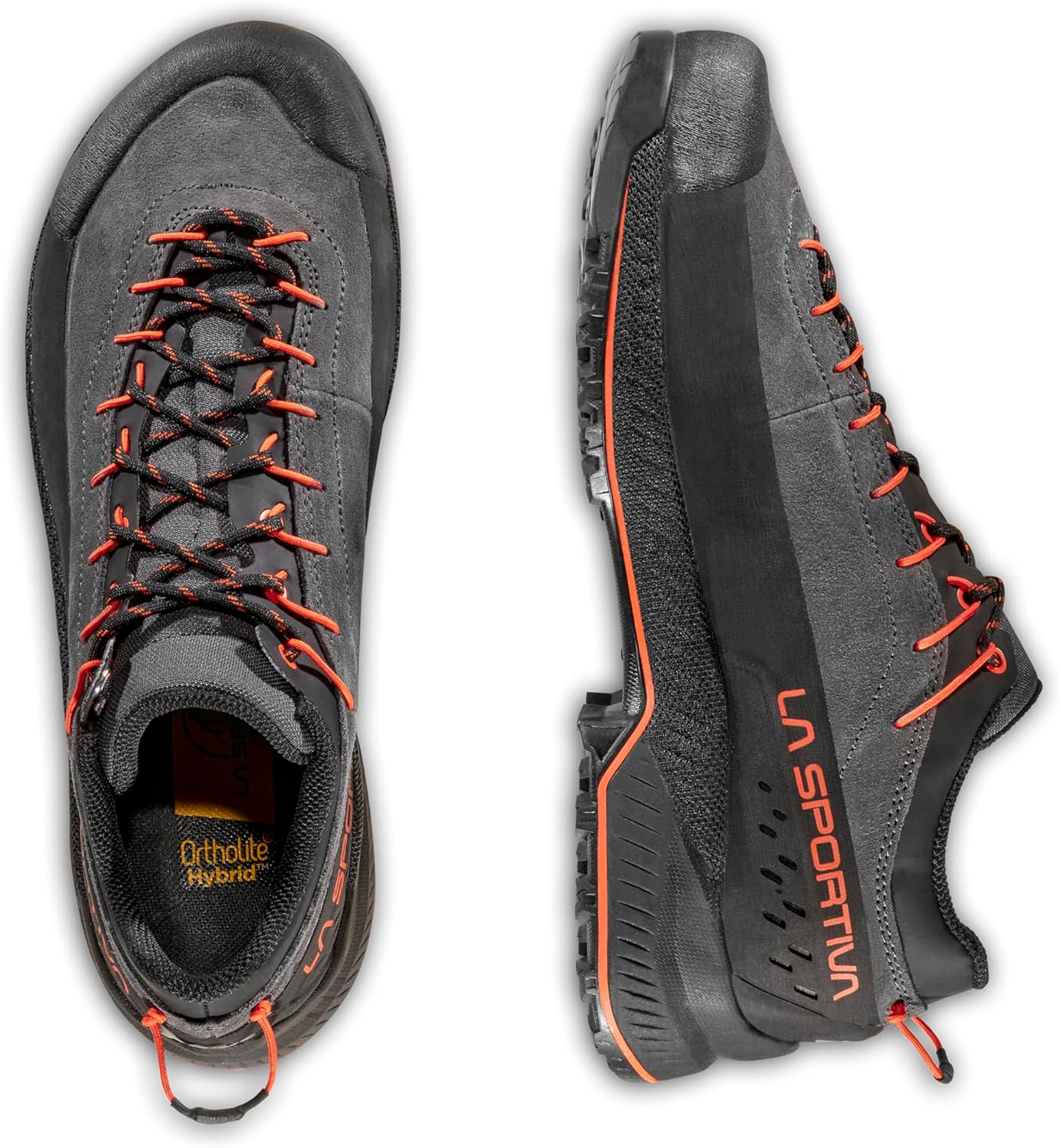 Мужские технические походные/трекинговые ботинки La Sportiva TX4 EVO из кожи, черный/вишневый — фото 4