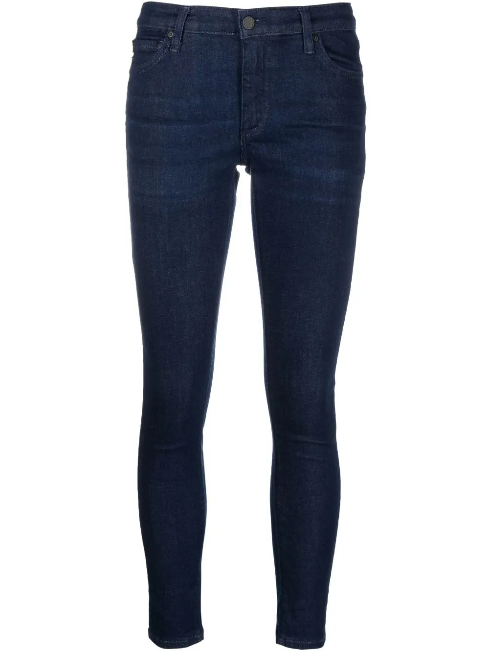 

Джинсы скинни с эластичным поясом AG Jeans, синий