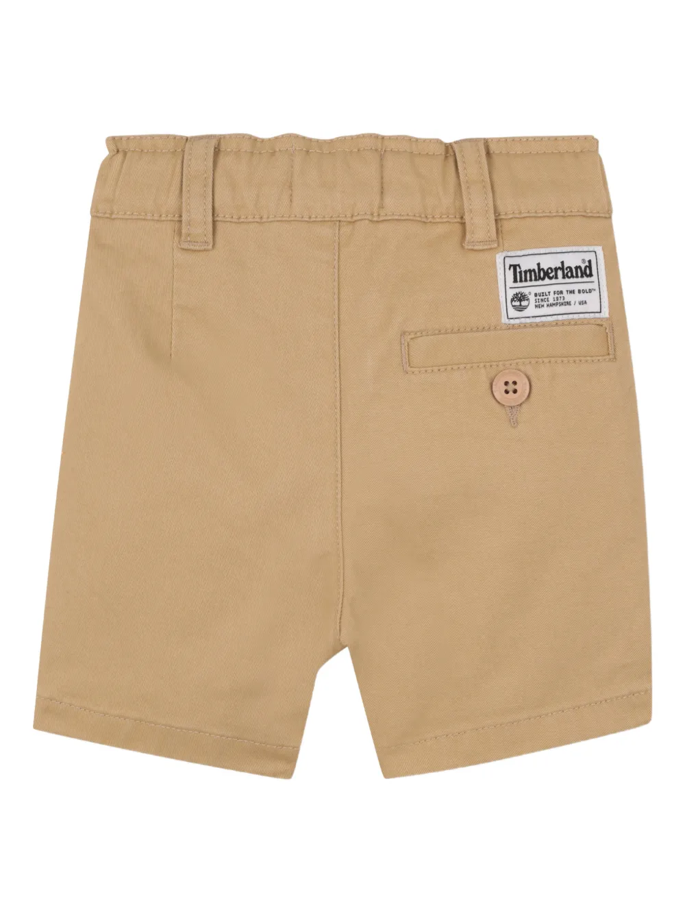Шорты с пуговицами Timberland Kids, бежевый — фото 2