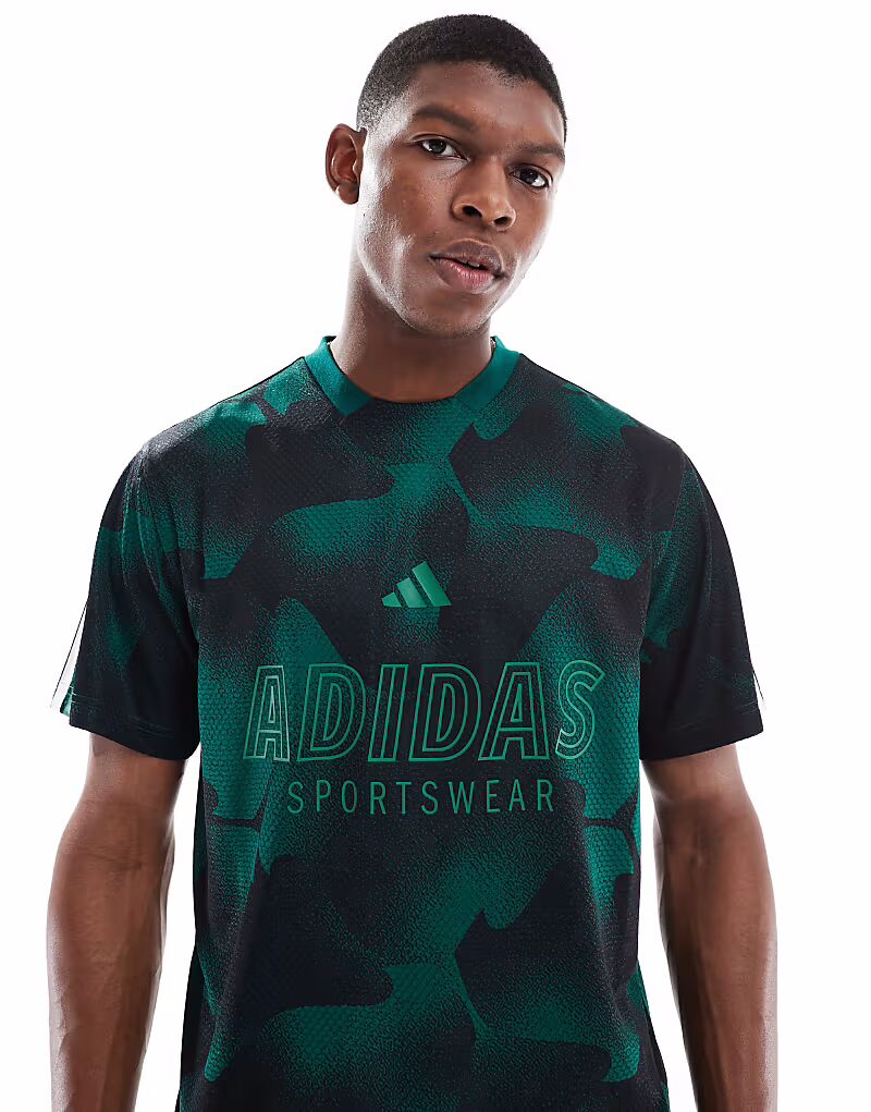 

Футболка Adidas Football - Tiro - Jersey зеленого и черного цветов Adidas Performance