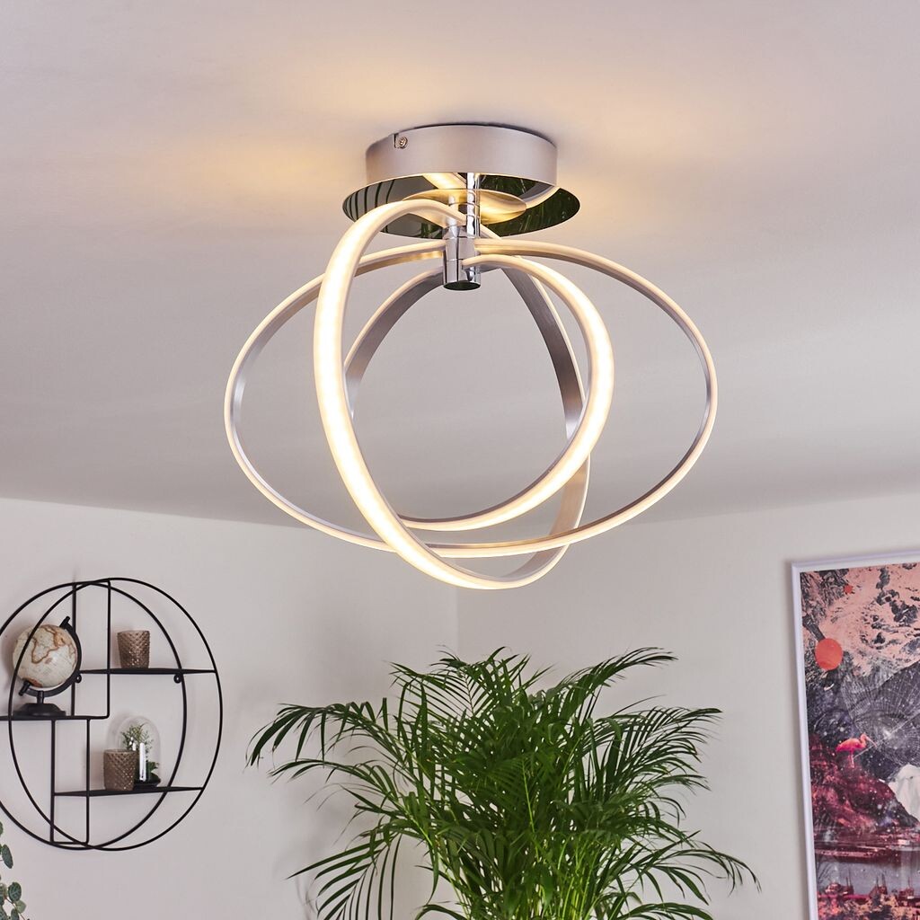 

Современный комнатный светильник »Borno« из металла в хромированном цвете hofstein, серебро