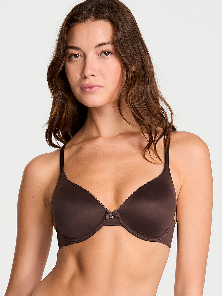 

Бюстгальтер с легкой подкладкой, закрывающий все тело Body By Victoria, smooth french roast