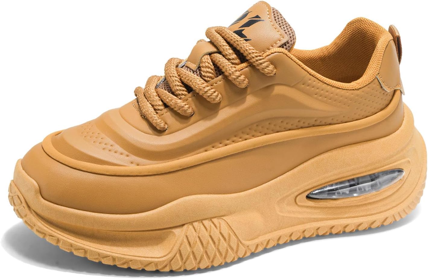 

Мужские кроссовки Exusiai с массивной подошвой, модные, дышащие, нескользящие, для ходьбы, занятий спортом, школы, тенниса и путешествий, хаки