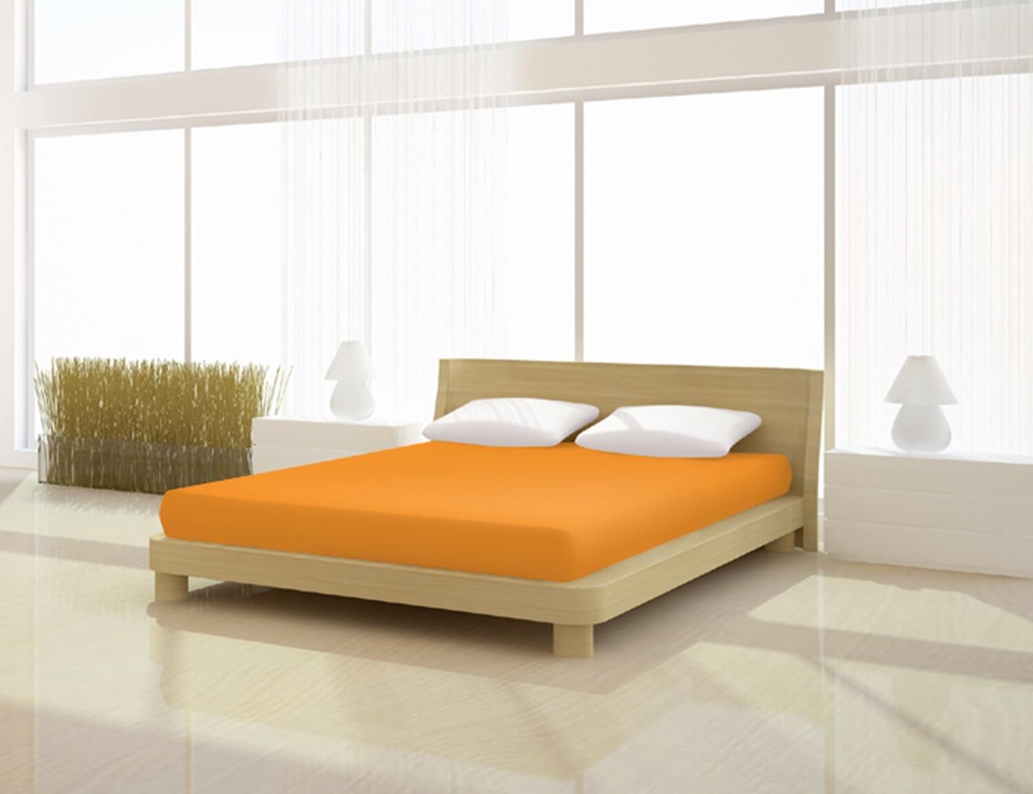 

Простыня Mr.Sandman Jersey basic 90 100 x 200 см, оранжевый