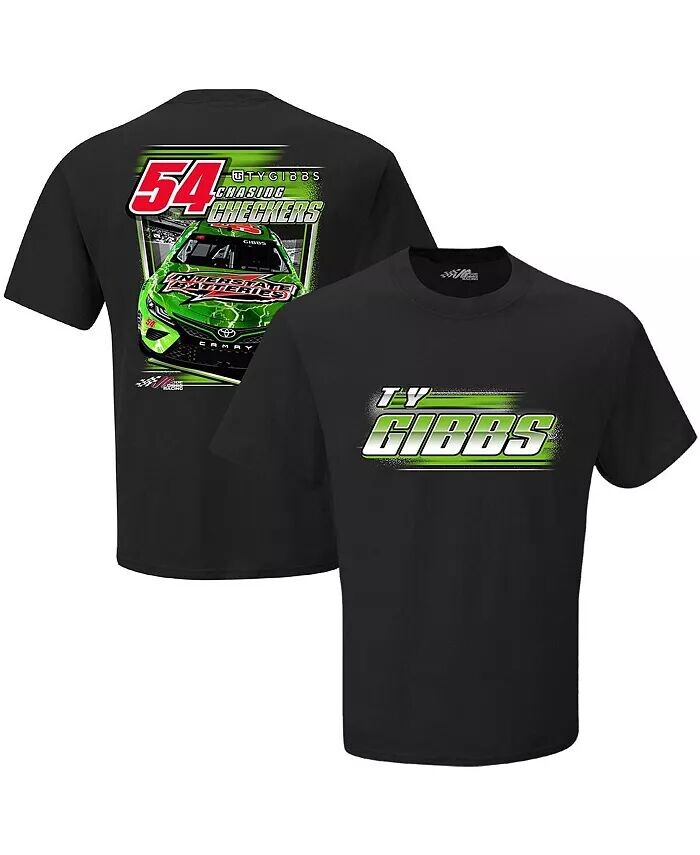 

Мужская черная футболка Ty Gibbs Interstate Batteries Dominator Joe Gibbs Racing Team Collection, черный