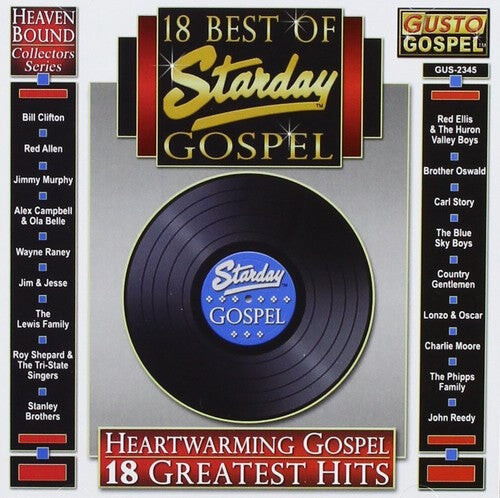 

CD диск 18 Best of Starday Gospel / Various: 18 Best of Starday Gospel / Various