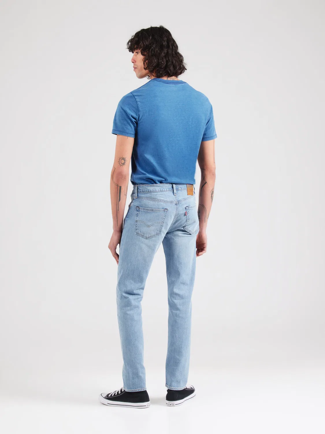 Зауженного кроя джинсы 511 зауженный Linen джинсовый джинсы Levi S, синий деним — фото 4