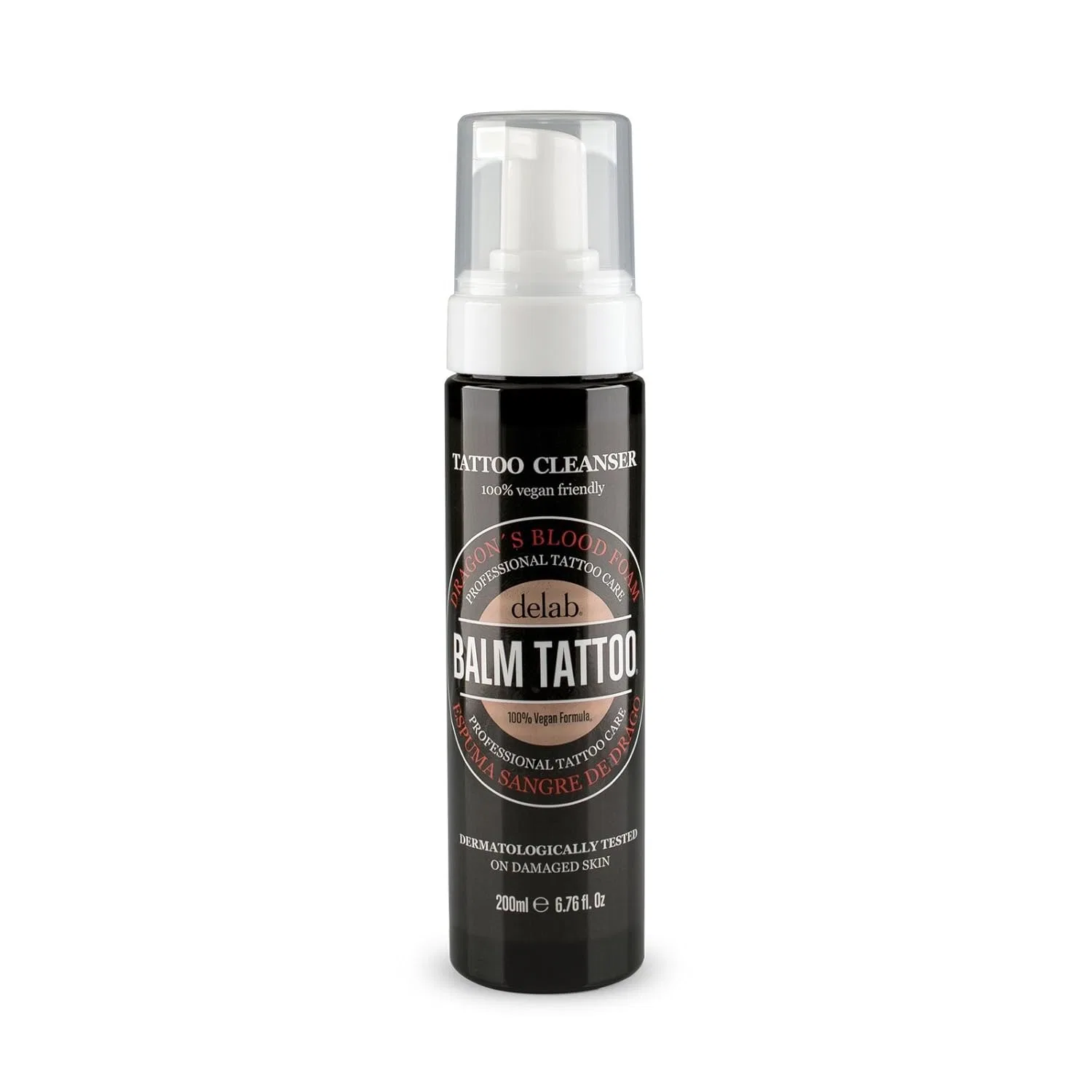 Профессиональная пенка для очищения татуировок BALM TATTOO Cleansing Foam 200 мл Balm Tattoo