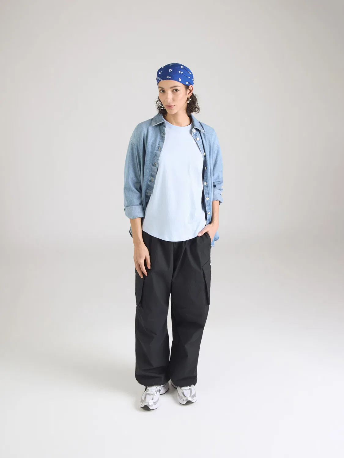 Футболка 'Club Essential' Nike Sportswear, Pastel Blue — фото 4