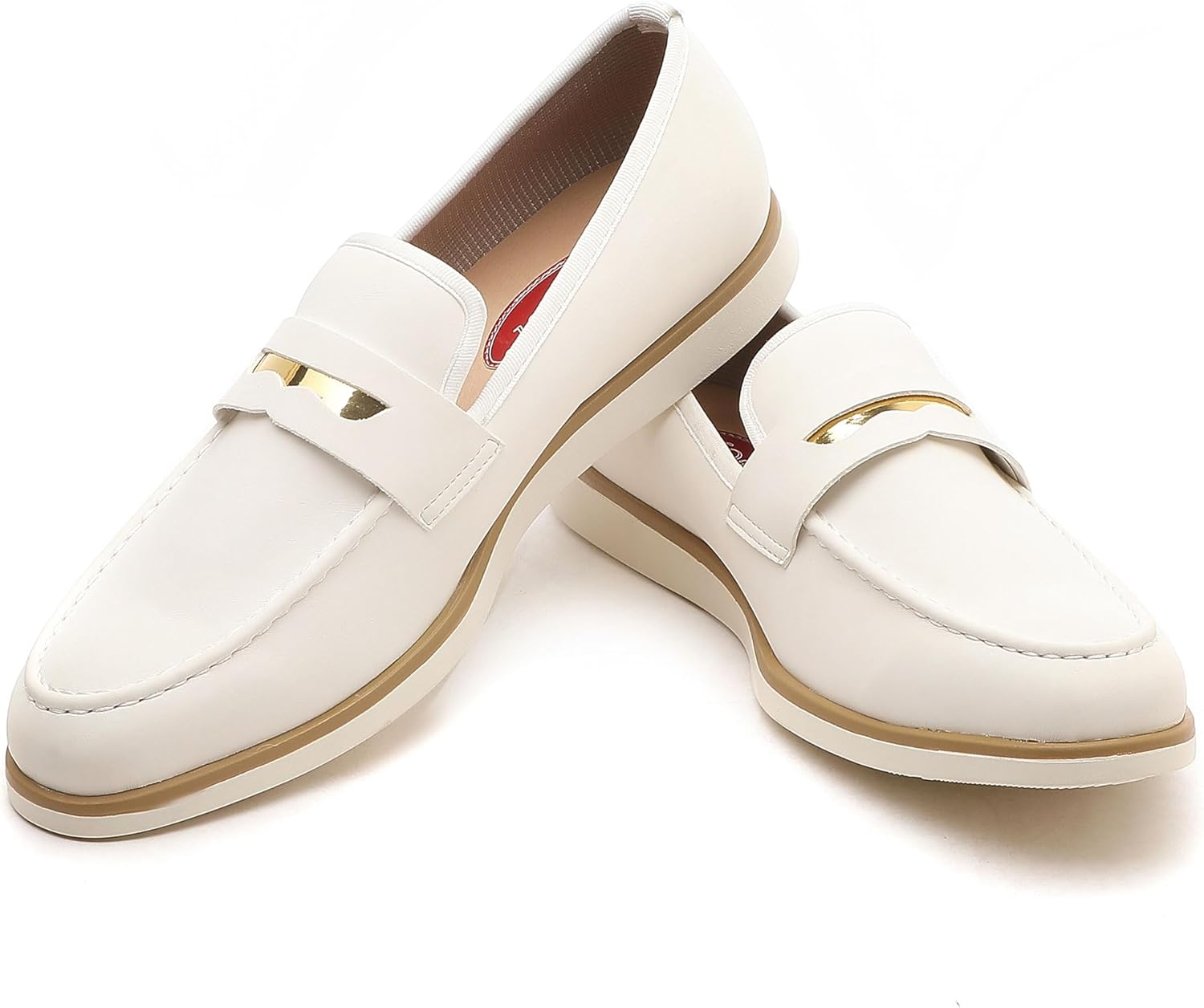 

Мужские повседневные лоферы и слипоны для ежедневных поездок, удобные хлопковые туфли, легкие, с нескользящей подошвой, пенни-туфли для мужчин Xqwfh, белый