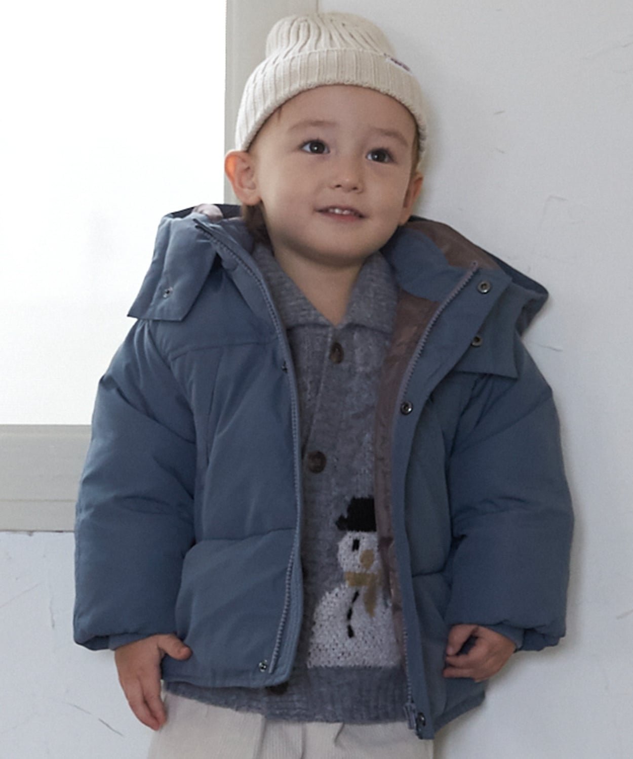 Пуховая куртка Monster Petit Main, Blue Green