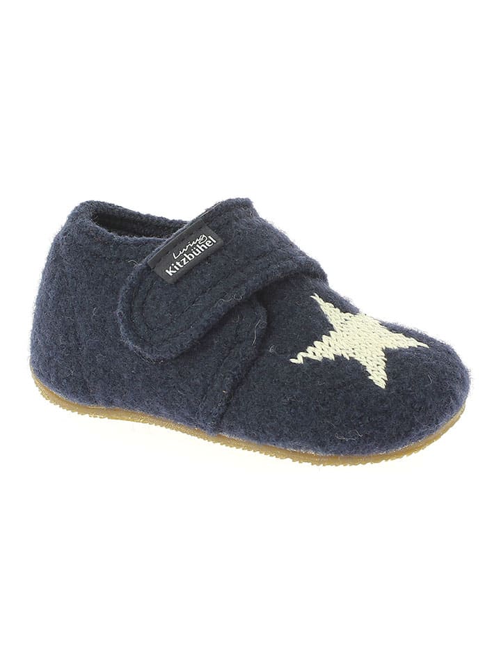 

Living Kitzbühel Шерстяные тапочки "Маленькая Звездочка" темно-синего цвета