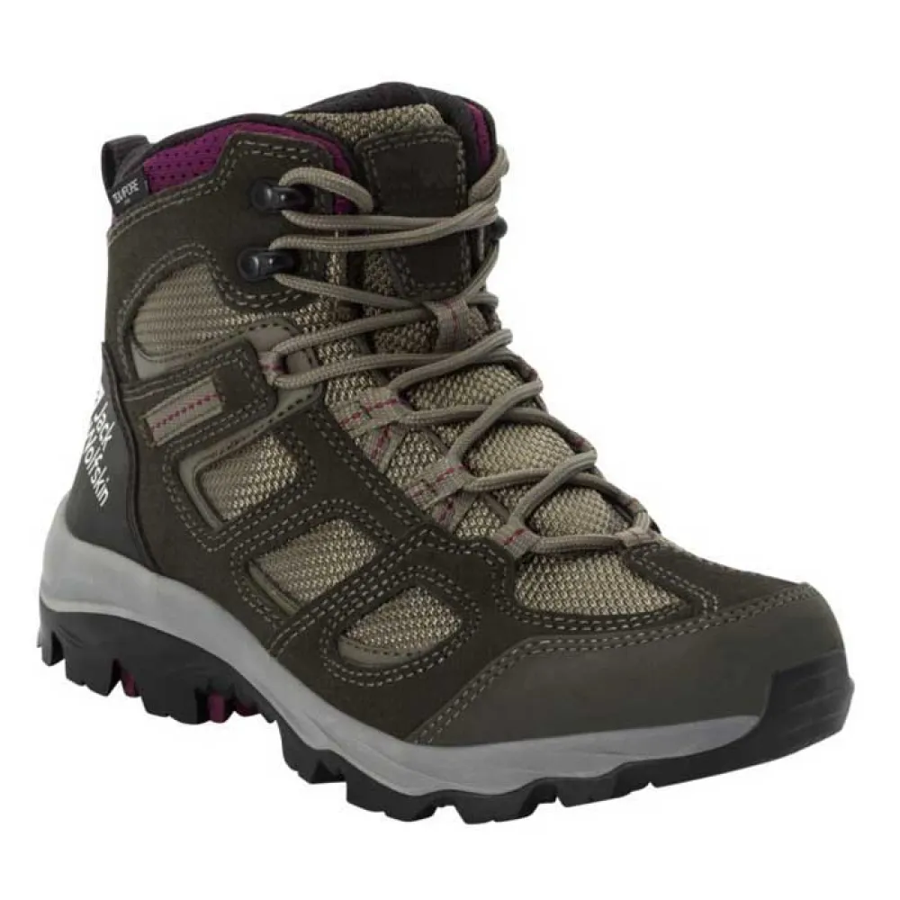 

Треккинговые ботинки Jack Wolfskin Vojo 3 Texapore Mid, зеленый