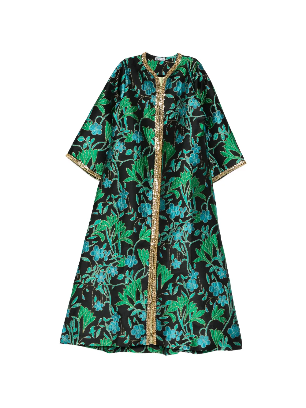 

Макси-платье Aziza с цветочным жаккардом Baruni, черный