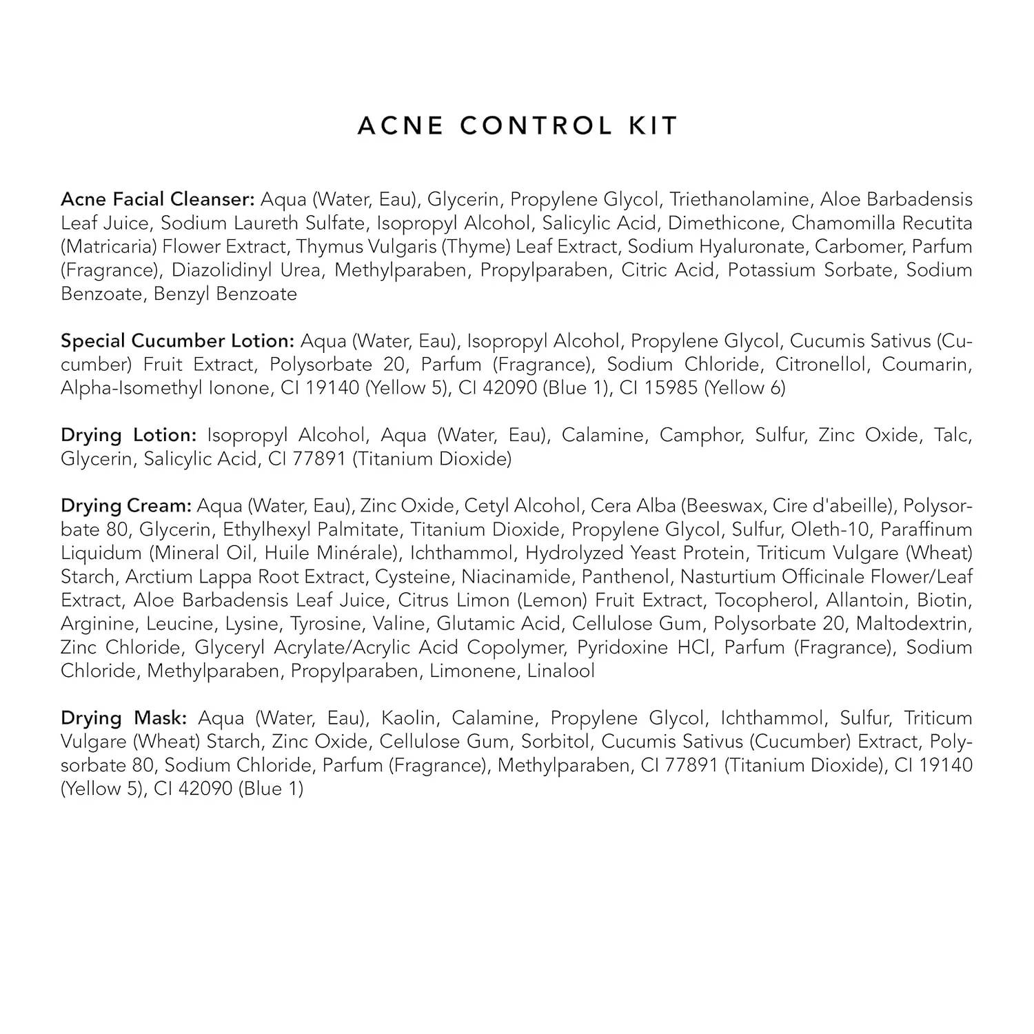 Набор для ухода за кожей лица Mario Badescu Acne Starter/Control/Repair для всех типов высыпаний | Идеально подходит для комбинированной или жирной кожи лица, обеспечивая здоровый и чистый цвет лица. Набор из 4 штук — фото 2