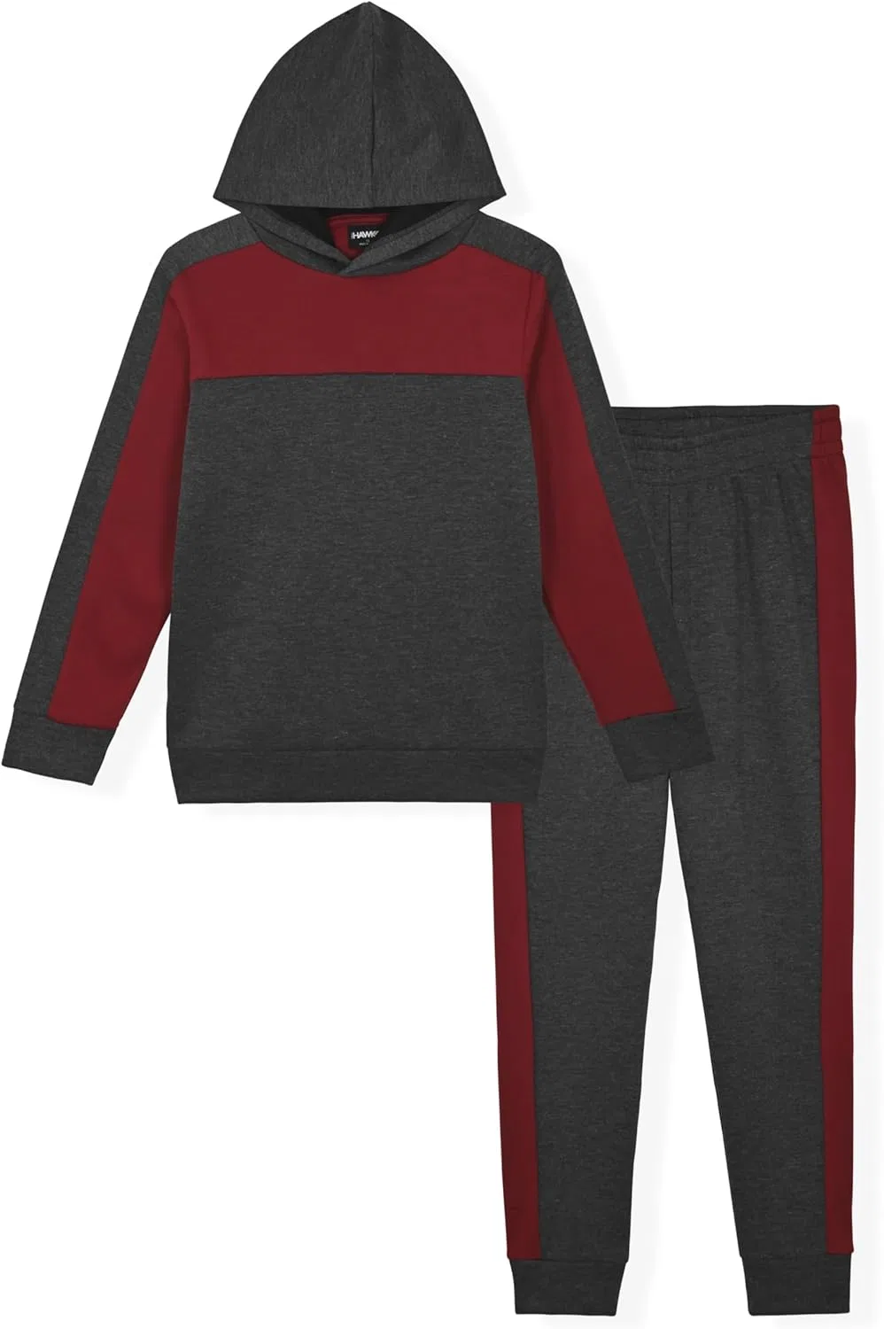 Детский спортивный костюм из флиса 2 шт. TONY HAWK Iron Grey-red — фото 2