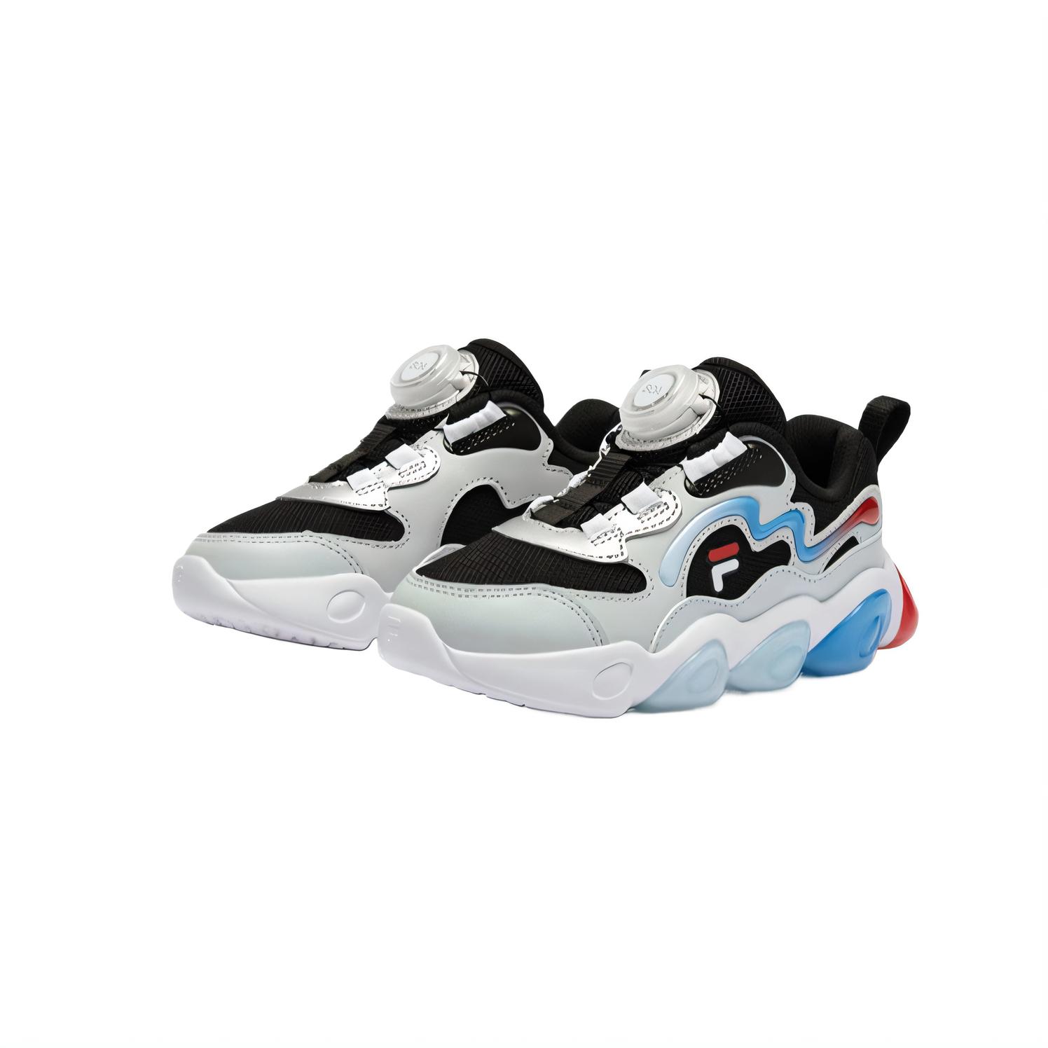 FILA KIDS Боа нескользящие низкие кроссовки для тренировок black sun stone gray kids' — фото 2