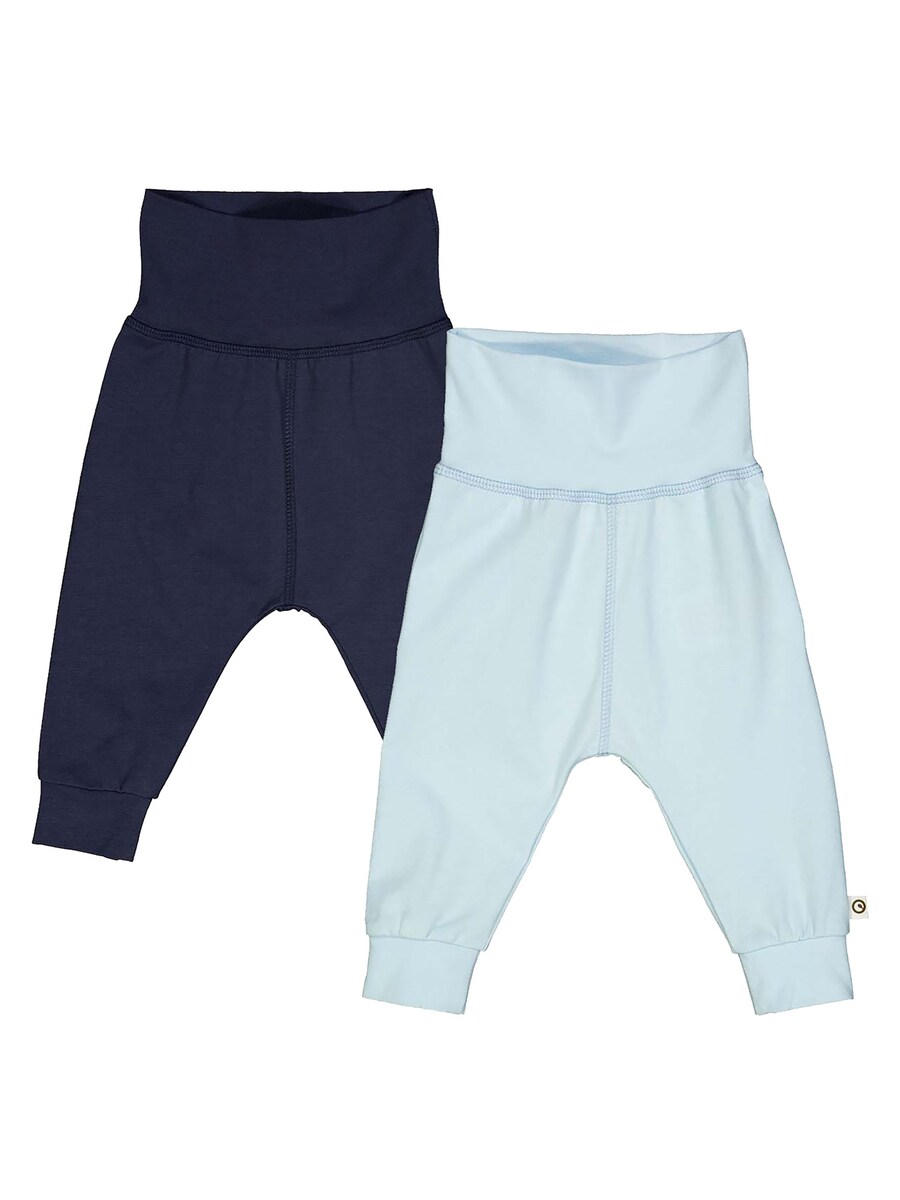 

Брюки свободного кроя Müsli by GREEN COTTON, цвет Light blue/Dark blue