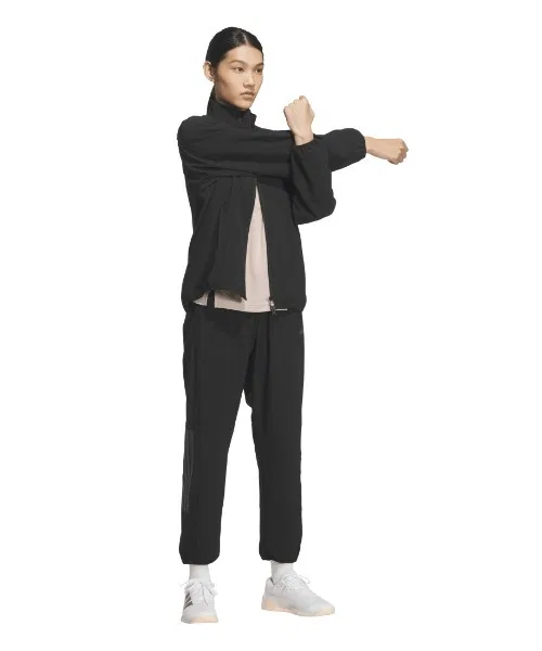Куртка тренировочная adidas Essentials Plus, свободный крой, тёмно-синяя — фото 3