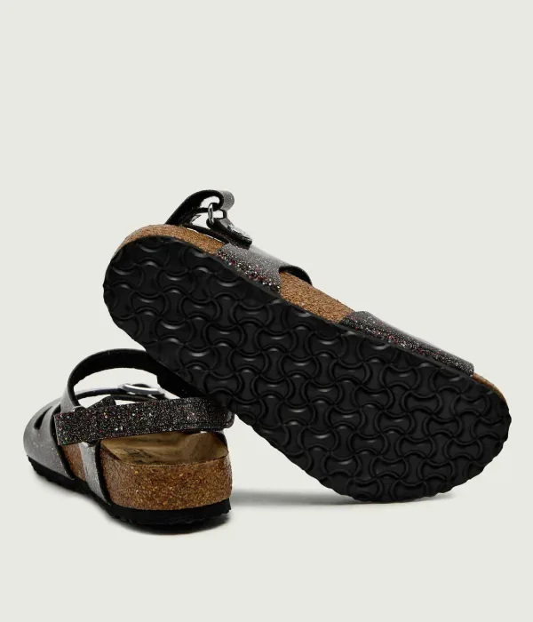 Детские кожаные сандалии AS Kids Rio narrow fit Birkenstock, мультиколор — фото 4
