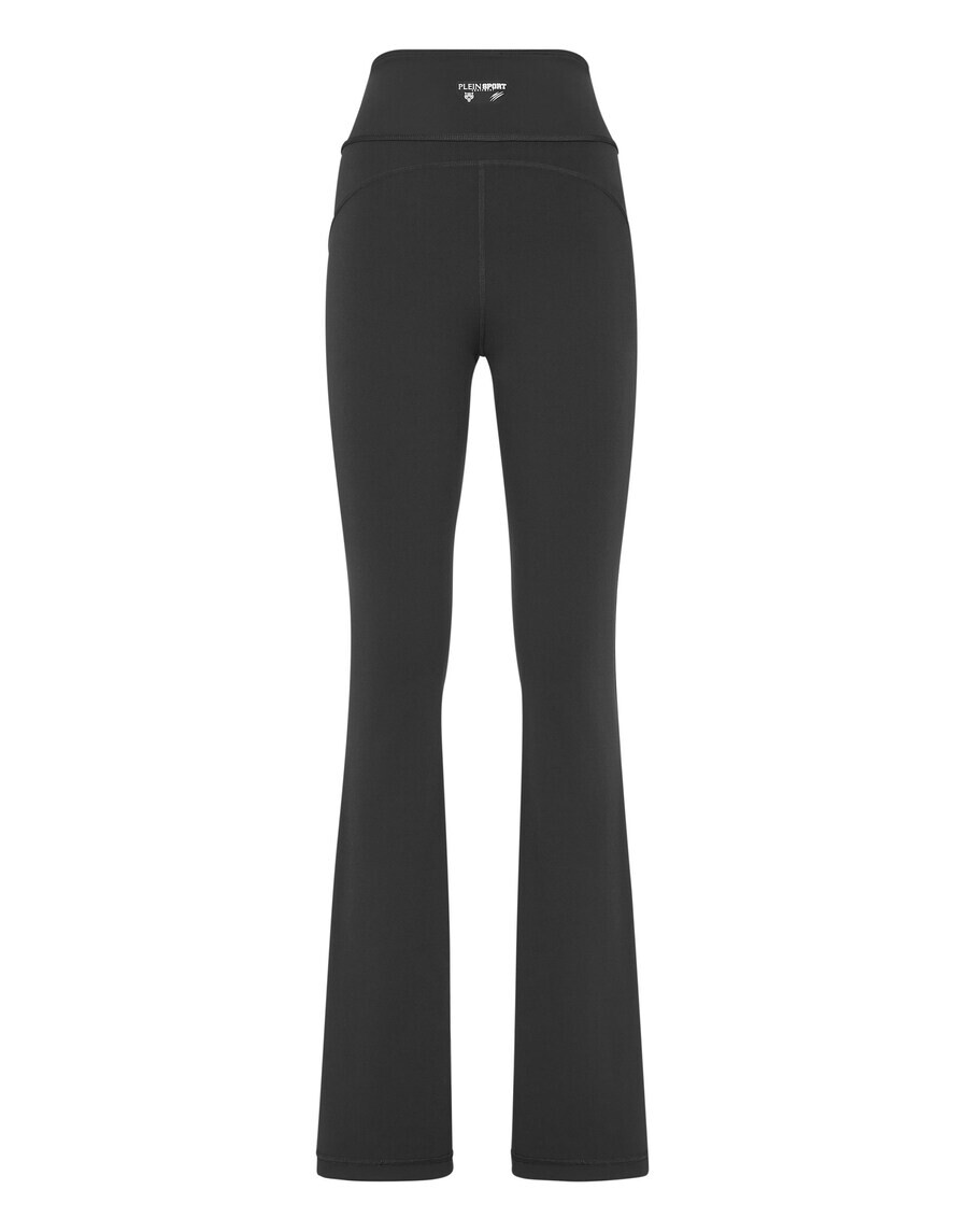 

Длинные брюки Plein Sport Flared Workout Pants, черный
