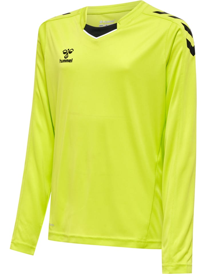 Футболка Hummel Hmlcore Kids в цвете лаймовое мороженое Hummel — фото 4