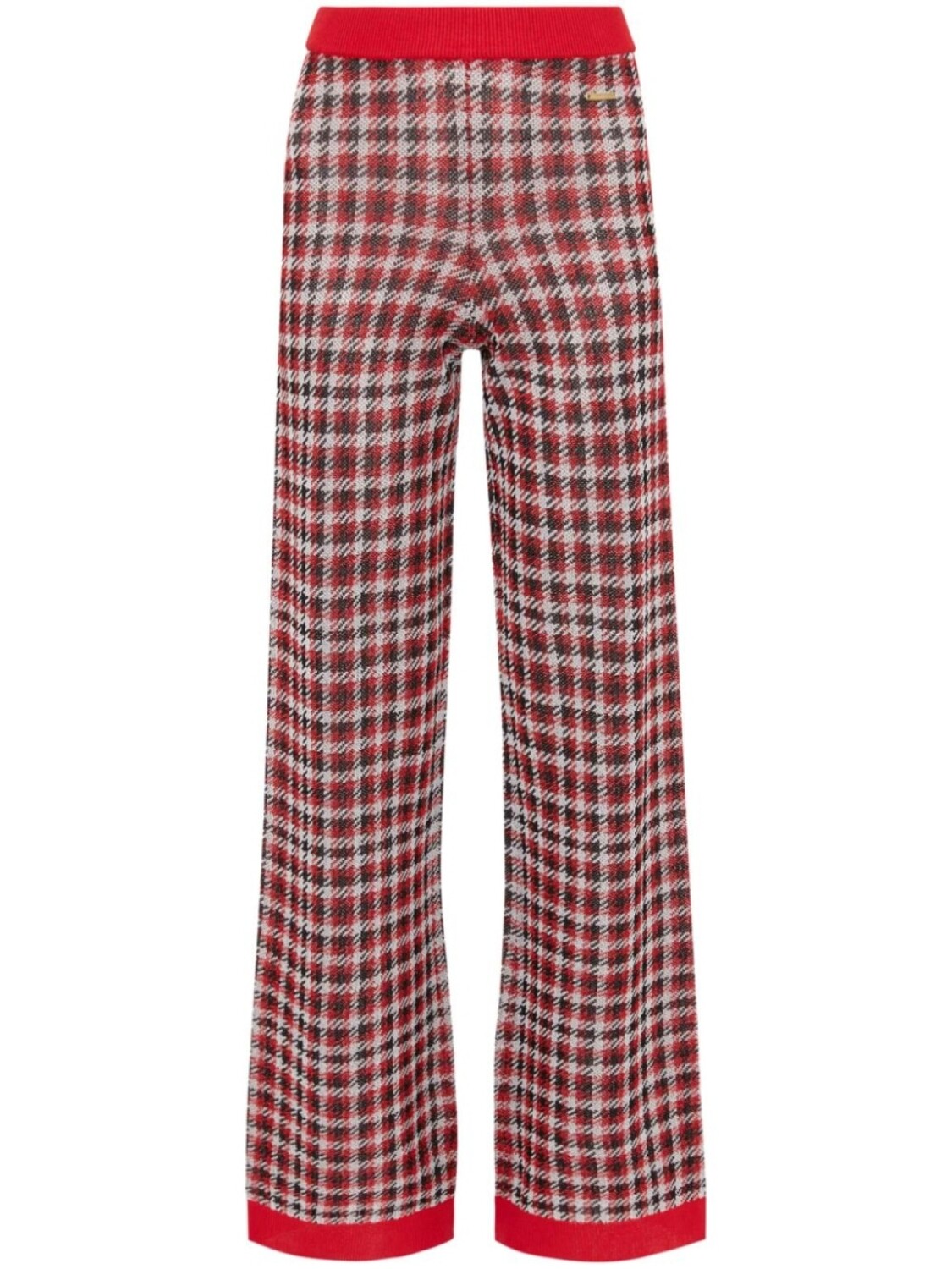 

Брюки в клетку с логотипом JW Anderson, красный