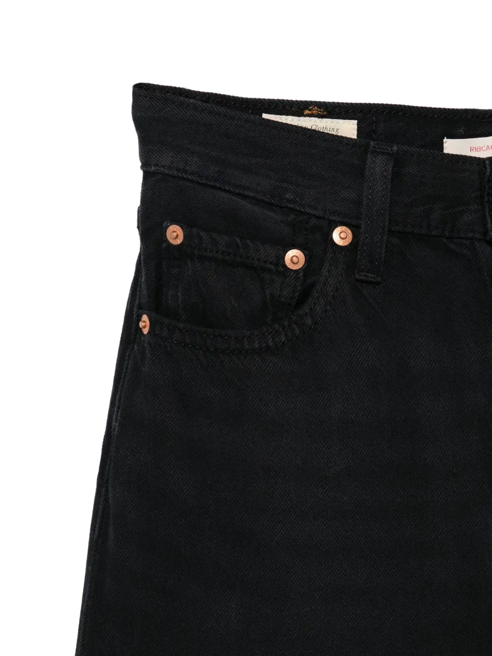Брюки с широкими штанинами Levi'S, черный — фото 3