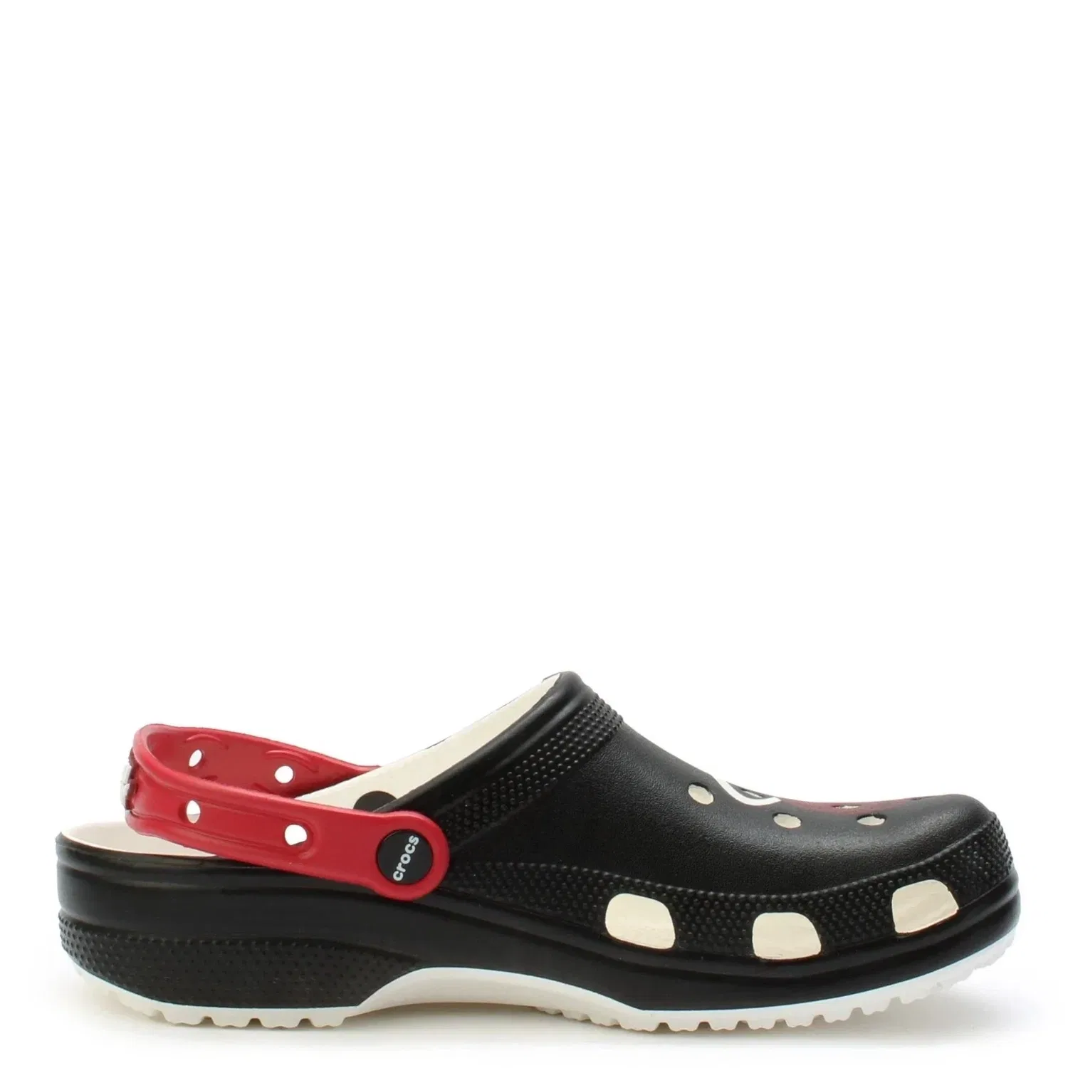 Мужские сабо Crocs NBA Miami Heat Classic, черные, повседневные, модель GBO2618 — фото 3