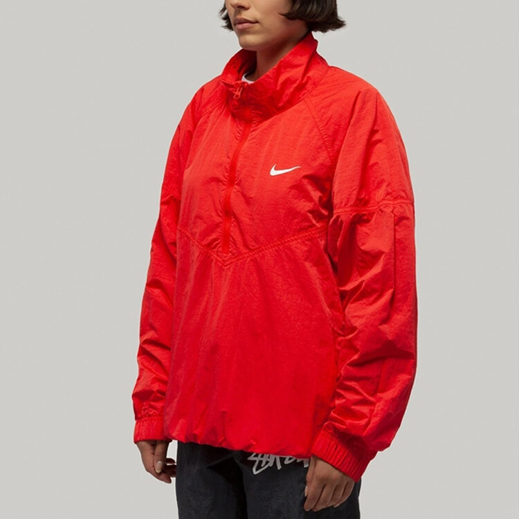 Куртка Nike X унисекс красная Stussy, красный — фото 4