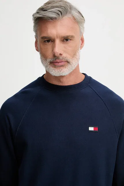 Худи мужское на молнии Tommy Hilfiger, темно-синий — фото 4