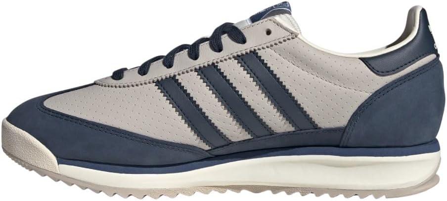 Мужские кроссовки adidas SL 72 Rs на шнуровке, синие, кремовые — фото 3