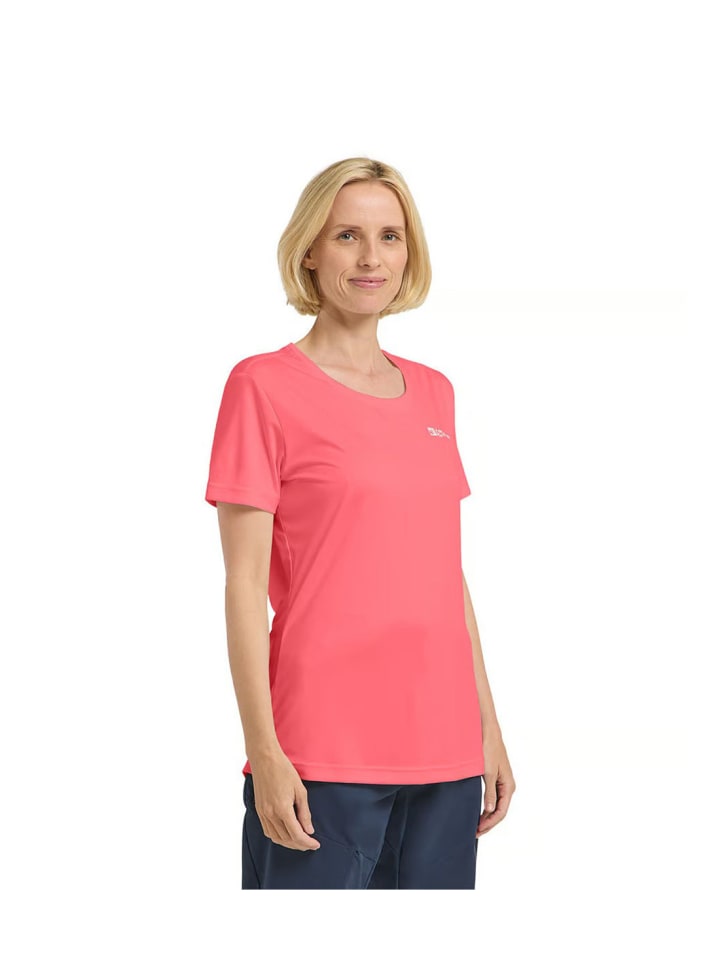 

Футболка цвета лосося Jack Wolfskin