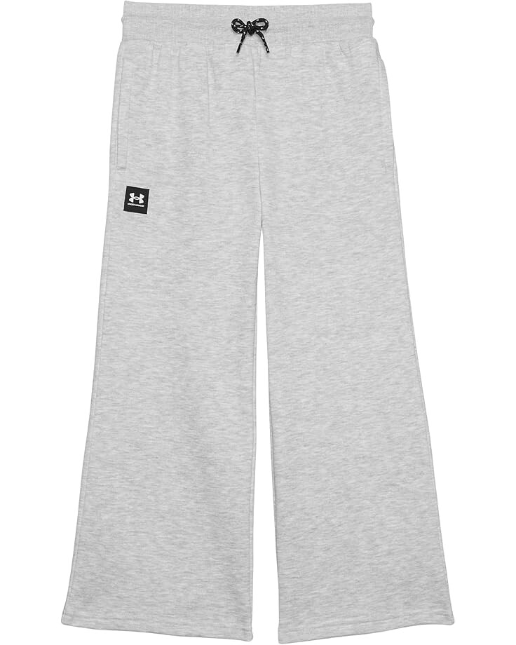 

Брюки Under Armour Kids Wide Leg Fleece Pants, цвет Mod Gray