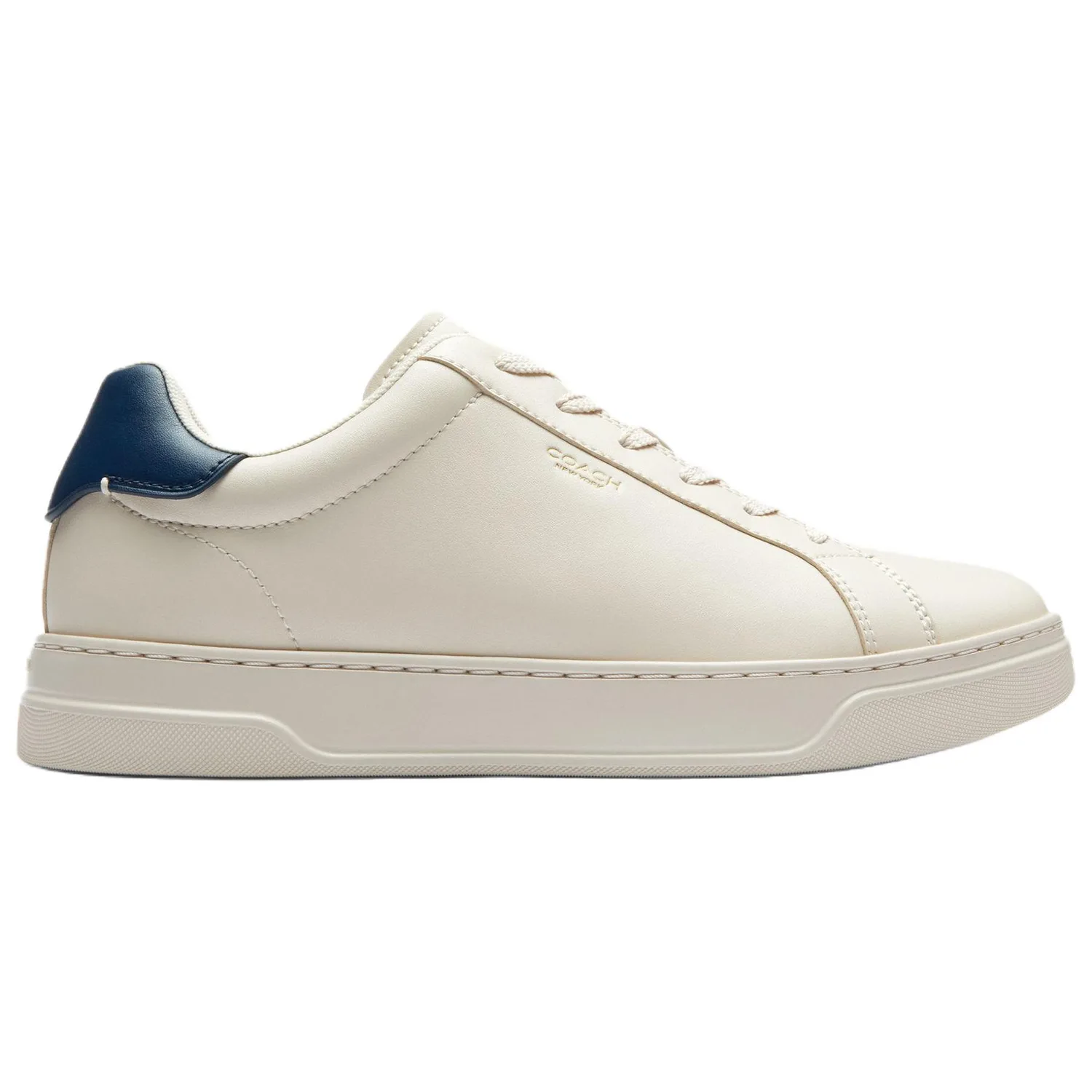 COACH Кроссовки скейтерские мужские low top из искусственной кожи highline бело-синие — фото 3