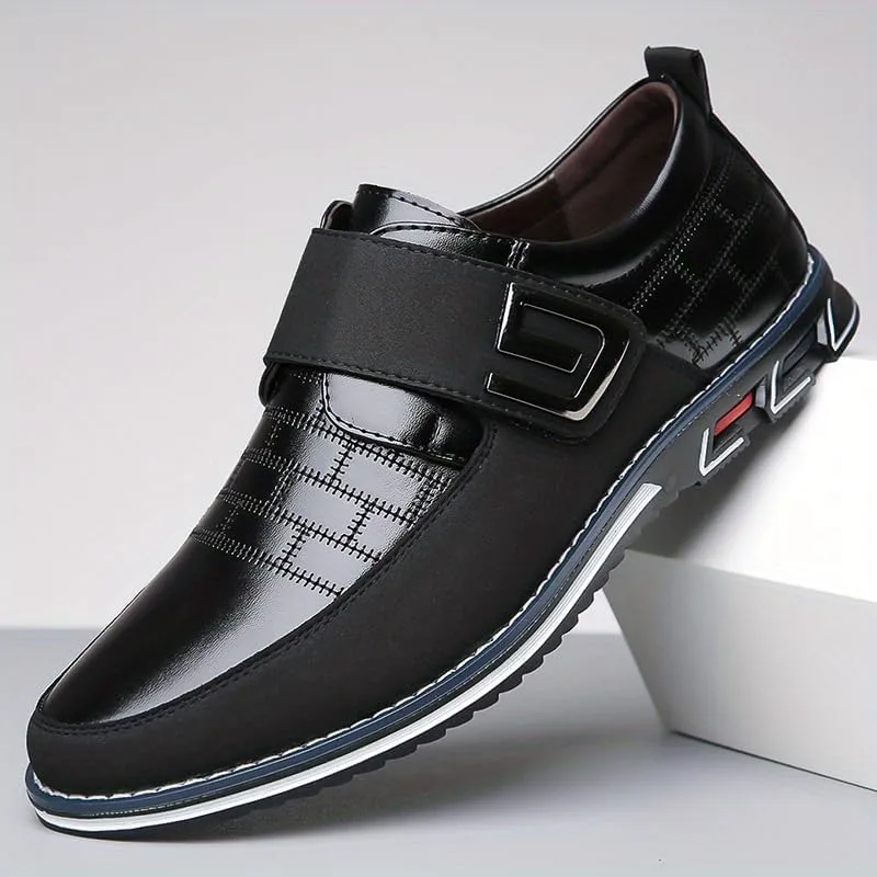 Men's lace-up Business Casual Shoes - Shock-Absorbing Insole, Anti-Slip Rubber Sole - Simple and Professional Style. Suitable for Offices, Events, and Travels - for Daily use and Weddings Clolinde, черный — фото 2