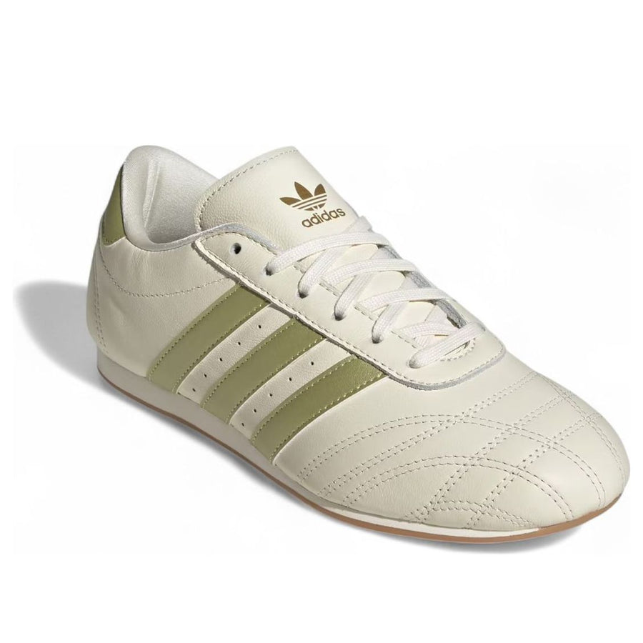 Кроссовки (WMNS) adidas Taekwondo 'Cream White Gold Metallic', бежевый — фото 3