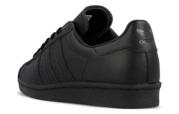 Кроссовки оригинал суперзвезда 80-х Adidas, черный — фото 4
