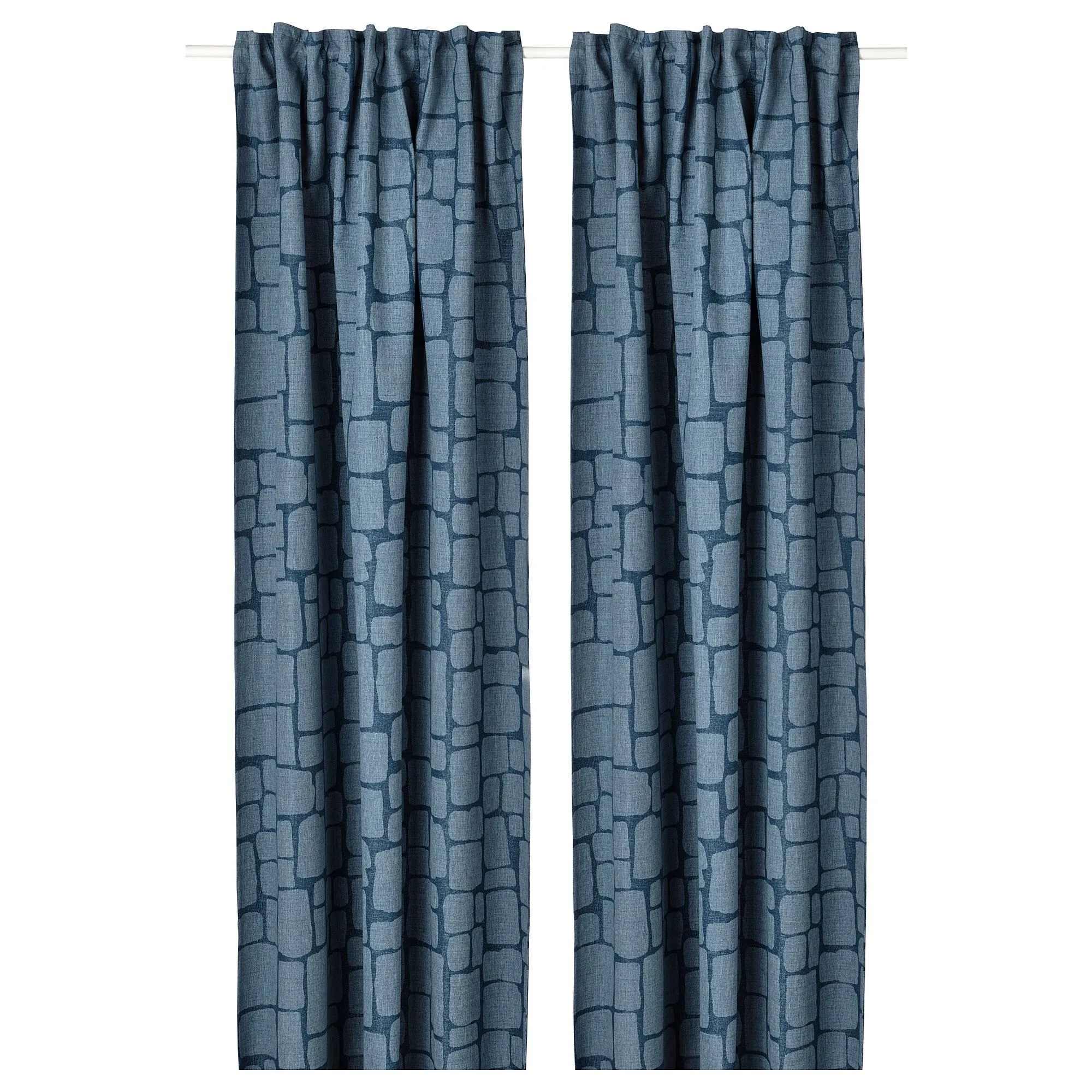 

Плотная штора, синяя, 145х300 см, 2 полотна LÖNNSTÄVMAL IKEA