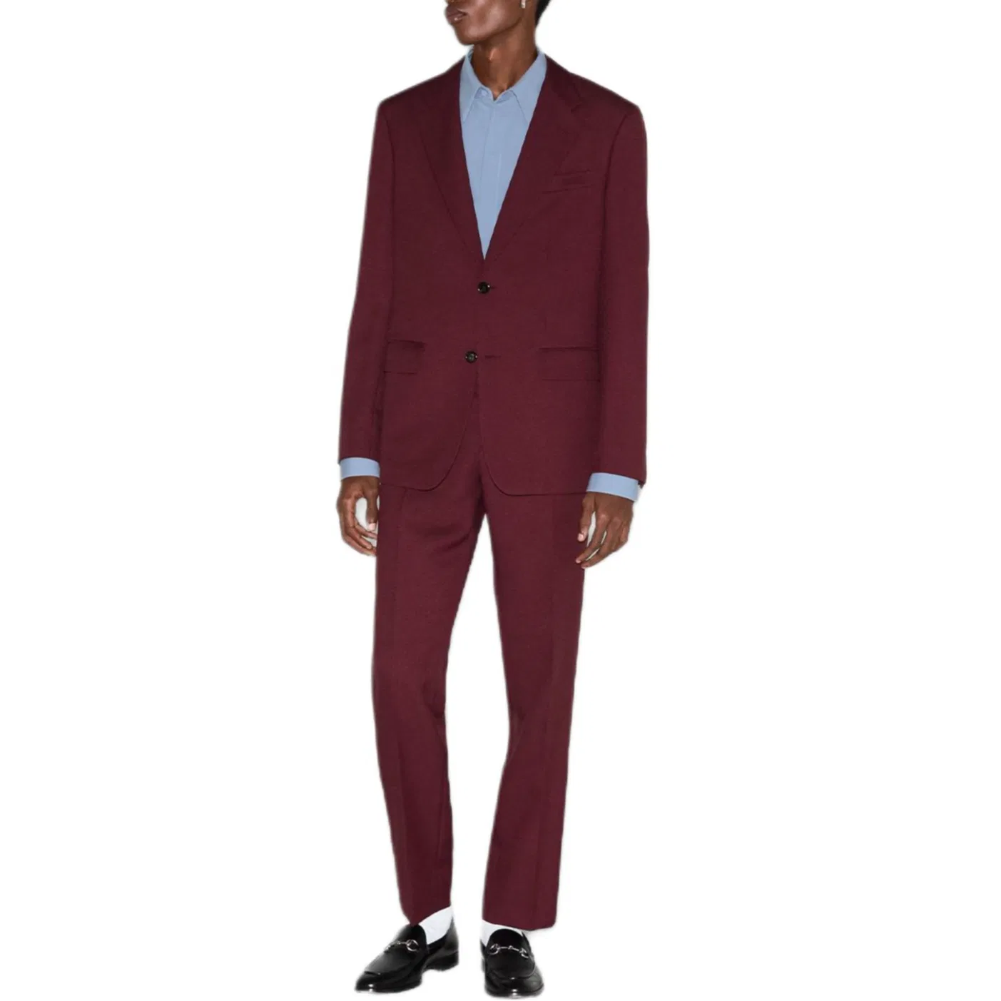 Куртка мужская GUCCI SS25 Burgundy, Цвет Burgundy — фото 4