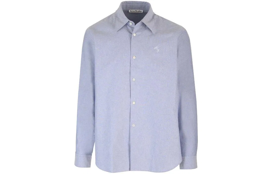 Рубашка мужская синяя moderate other Acne Studios, Blue
