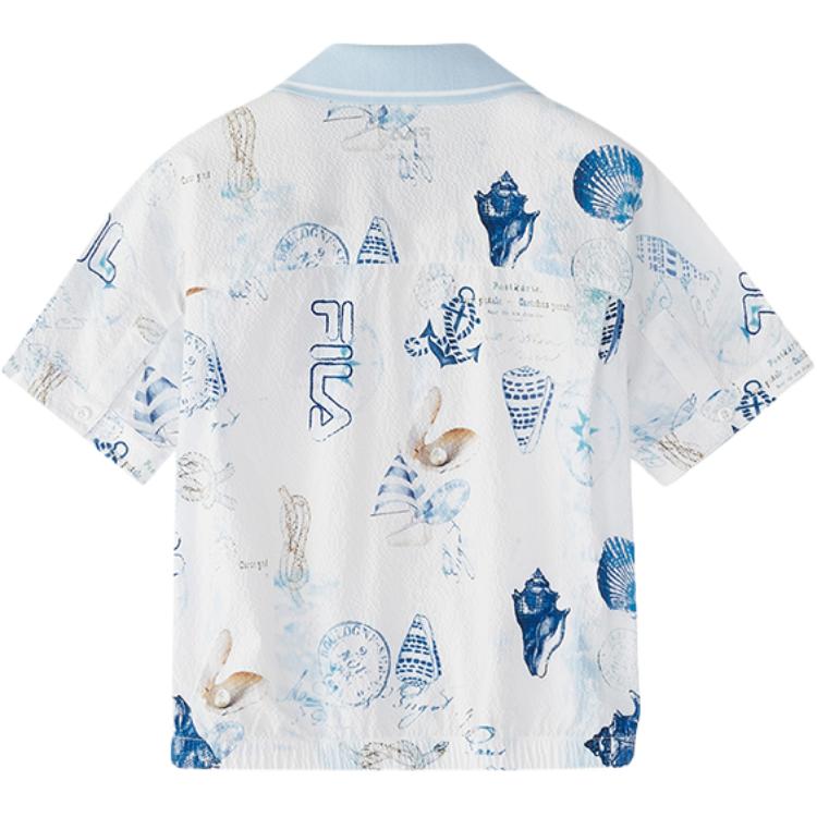 Рубашка с принтом для детей 3-7 лет FILA KIDS, All Over Print — фото 3