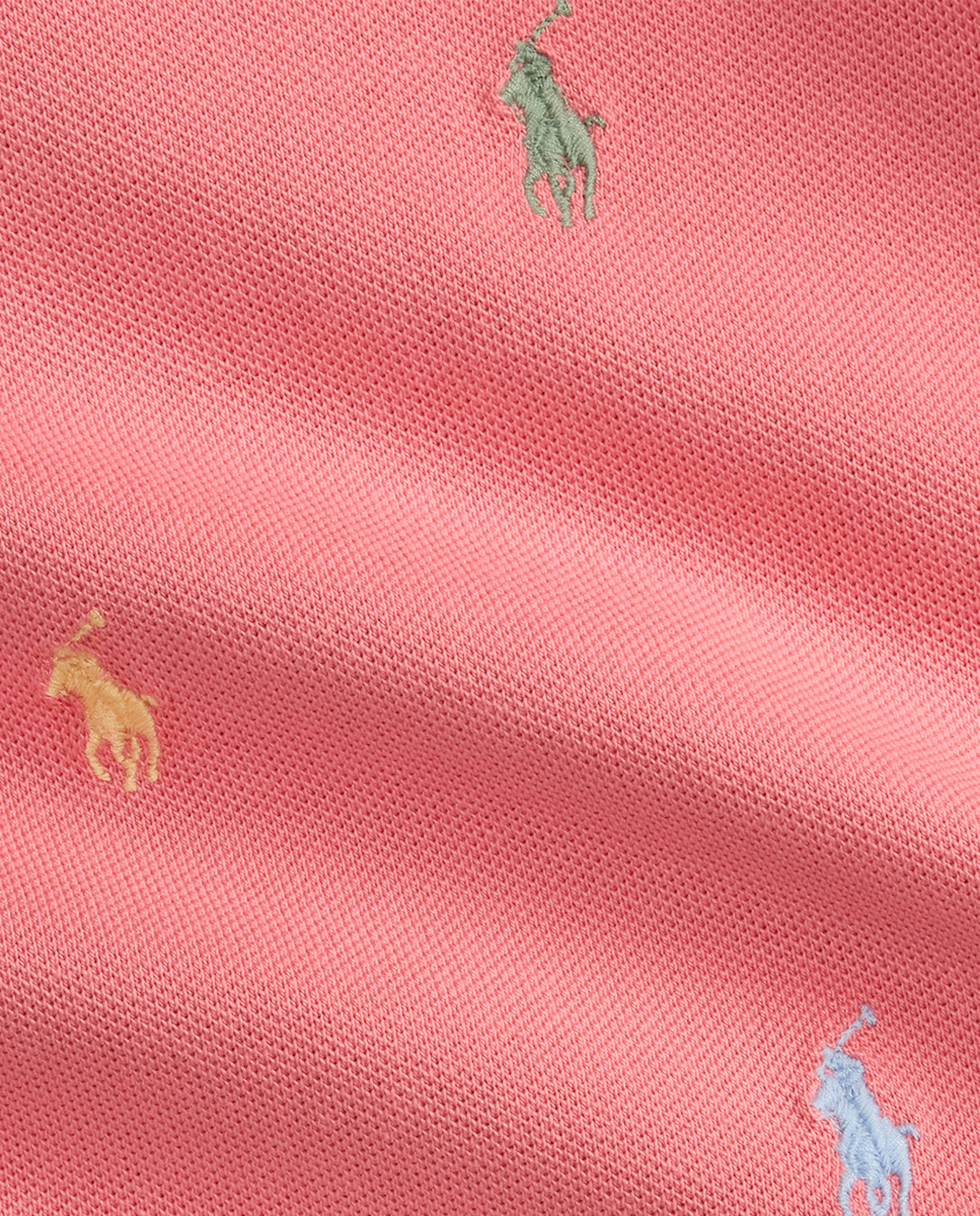 

Детское платье-поло для девочки из эластичного пике Polo Ralph Lauren, розовый